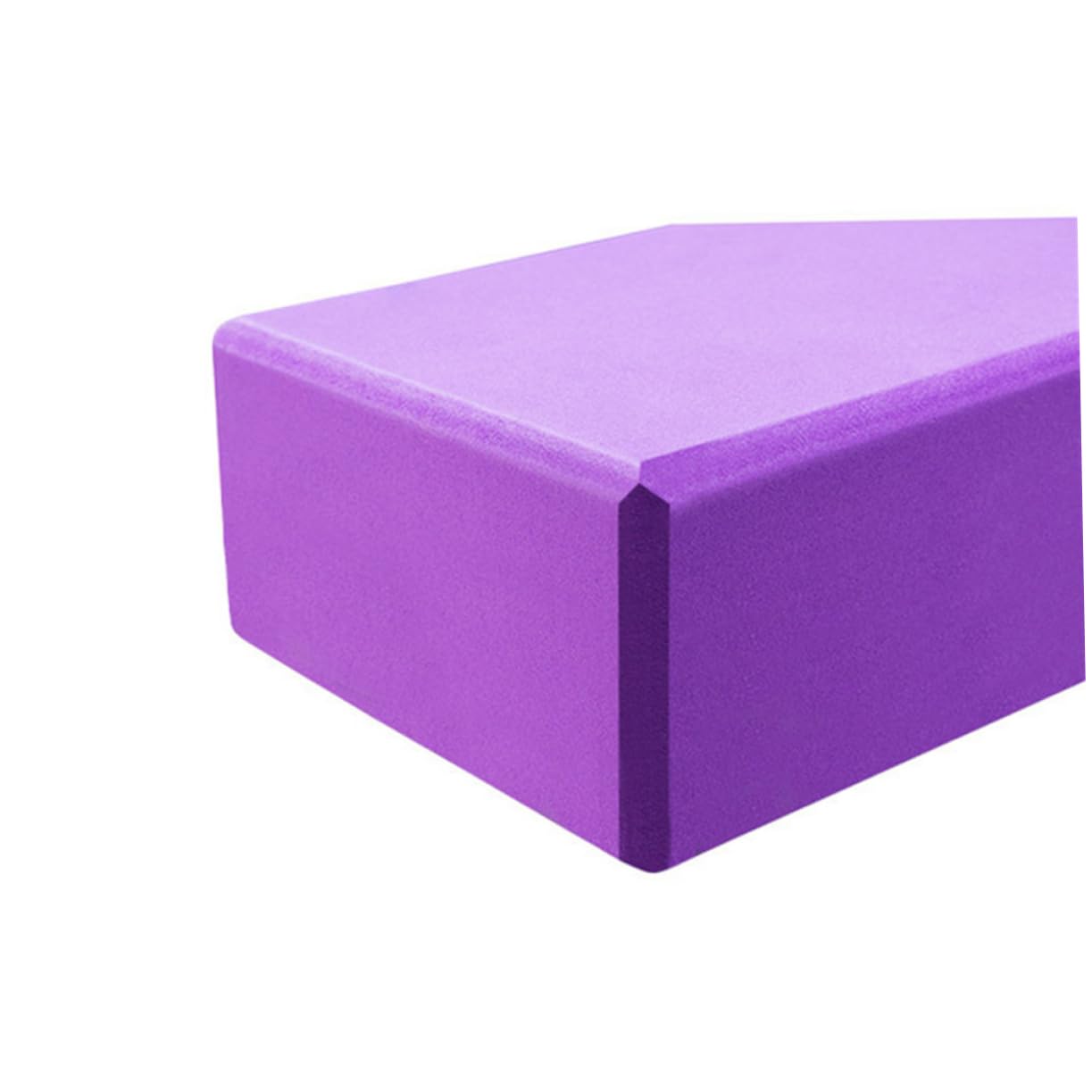 ifundom High Density Eva Yoga Block Lightweight Supportive Brick for Fitness Stretching and Durable Non Slip Exercise Aid Purple