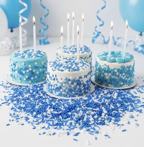 Image of Manvscakes Sprinkles- Edible Cake and Cupcake Sprinkles with Assorted Shapes and Sizes for Parties, Metallic Sprinkle Mix for Cookies, Ice Cream, Cake and Cupcake Decorating