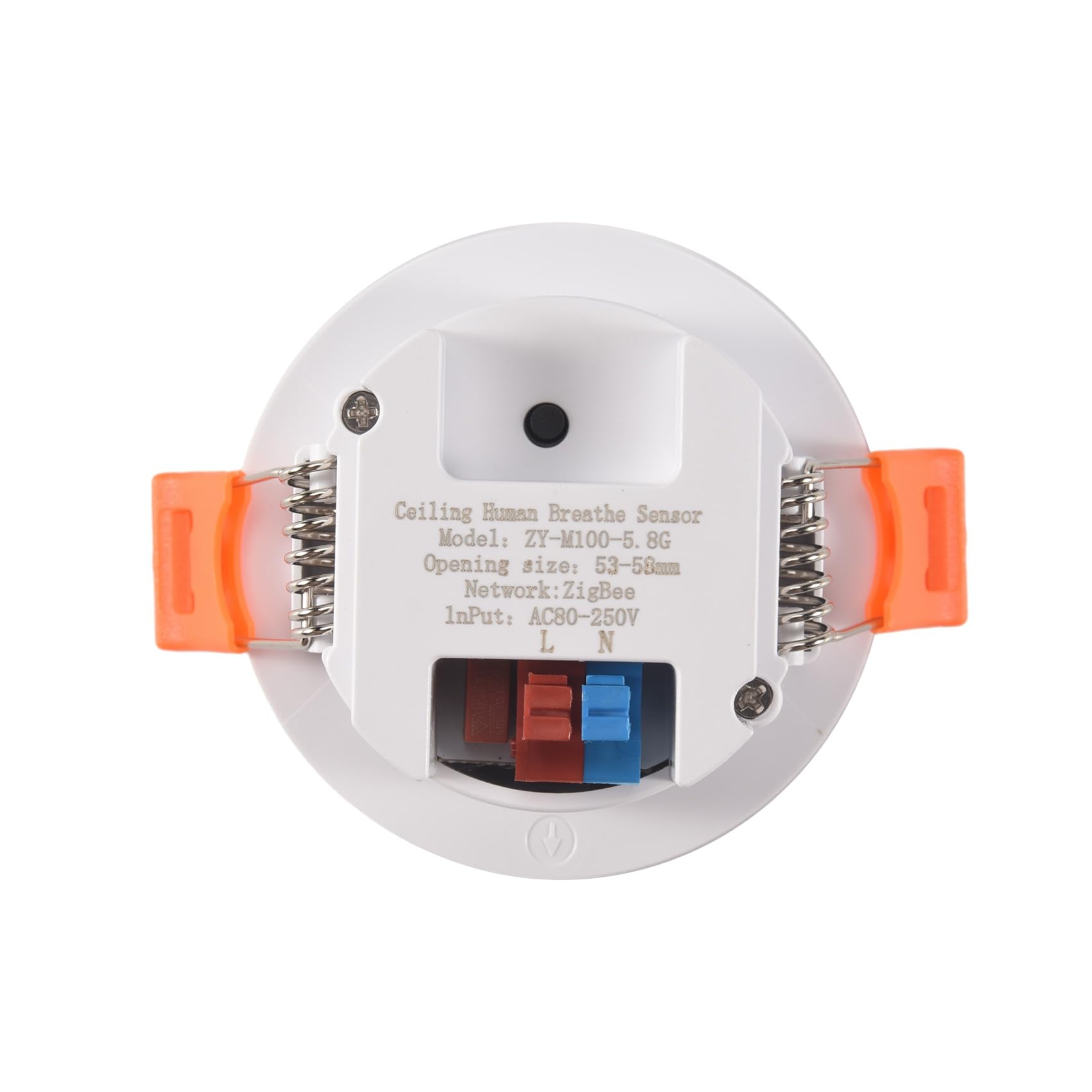 5X Sensor de Presencia Tuya ZigBee MmWave con Detección de Radar de Microondas de Luminancia Sensor de Movimiento PIR Montaje en Techo