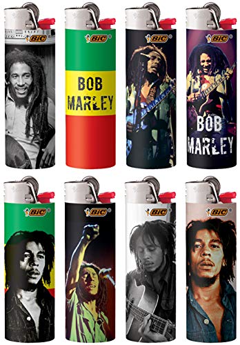 BIC Special Edition Bob Marley Series Lighters, Set of 8