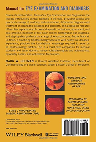 Image of Manual for Eye Examination and Diagnosis