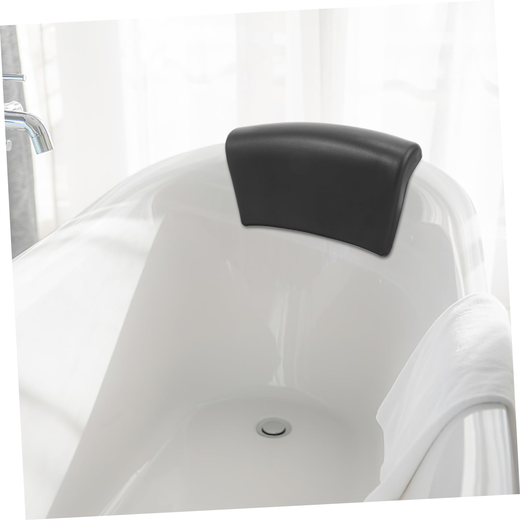 Homoyoyo Cuscino Da Bagno Per Vasca Con Supporto Per Collo Cuscino Antiscivolo Con Ventose Materiale Pu Design Stabile e Pratico