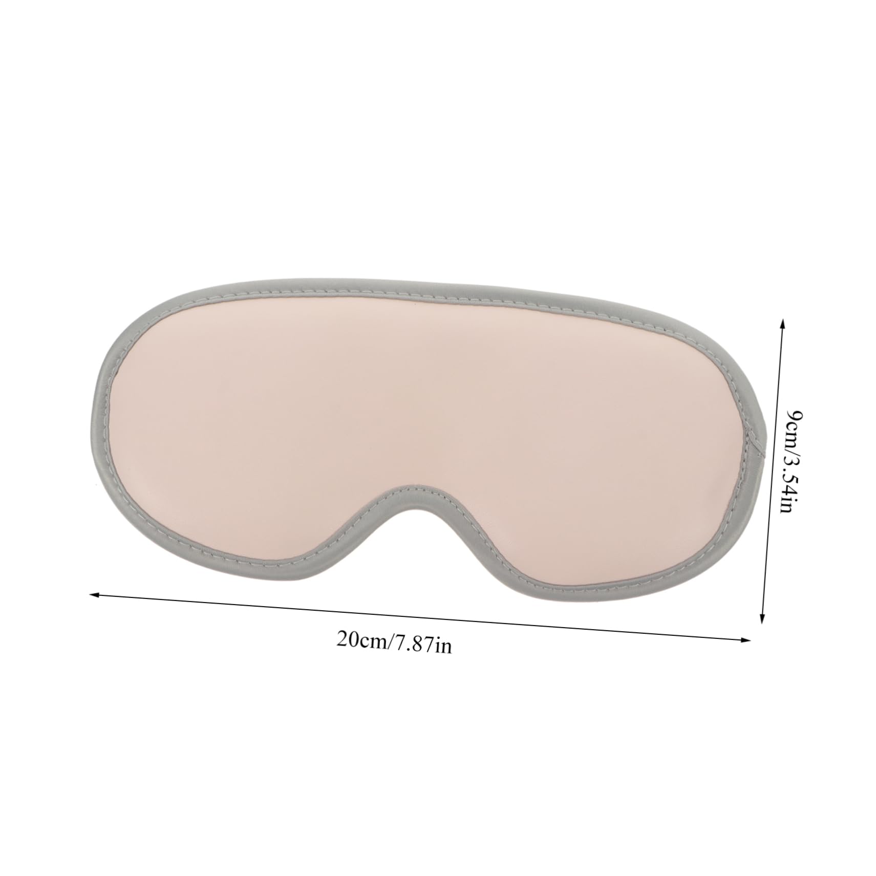 VALICLUD Wiederaufladbare Augenmaske mit Vibration Wärme Kompakte Schlafmaske für Augenpflege gegen Augenringe und Müdigkeit für Entspannende Nächte USB Ladekabel