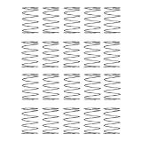 Compressed Spring for Furniture Screen Doors Lawn Mowers Repair Projects Stainless Steel Compression Spring 8mm OD 0.5mm Wire Size 15mm Free Length 20pcs
