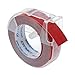 Produktbild Dymo 3D Prägeband 9 mm x 3 m Plastik glänzend rot