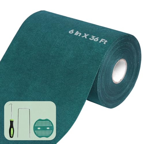 DGSL 6Inch x 36Ft Turf Tape Artificial Grass Turf Seaming Tape Turf Seam Tape for Jointing Fixing Lawn Self-Adhesive Grass Rug Tape for Lawn Garden Carpet Connecting Outdoor Carpet