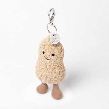 Amazon.co.jp: Jellycatアミューズブルピーナッツバッグチャーム、4.5 Amazon.co.jp: Jellycatアミューズブルピーナッツバッグチャーム、4.5