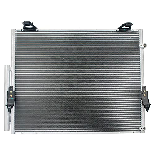 Image of TRQ A /C Condenser and Receiver Drier Assembly Compatible with 2006-09 Toyota Tundra 2010-19 Tundra without Tow Package 2008-09 Sequoia 2010-13, without Tow Package 2014-19 Sequoia