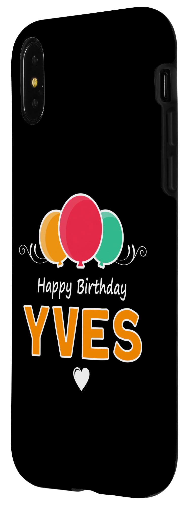 Amazon.com: iPhone X/XS Happy Birthday saying Yves Case