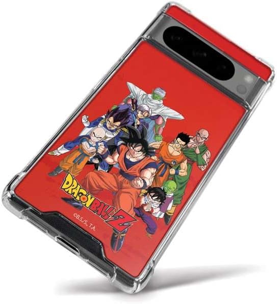 Skinit Clear Phone Case Compatible with Google Pixel 8 Pro - Officially Licensed Dragon Ball Z Group Design