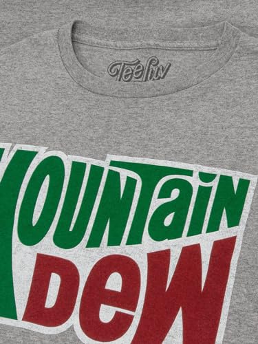 Tee Luv Men's Mountain Dew Long Sleeve Shirt - Do The Dew Soda Logo T-Shirt2