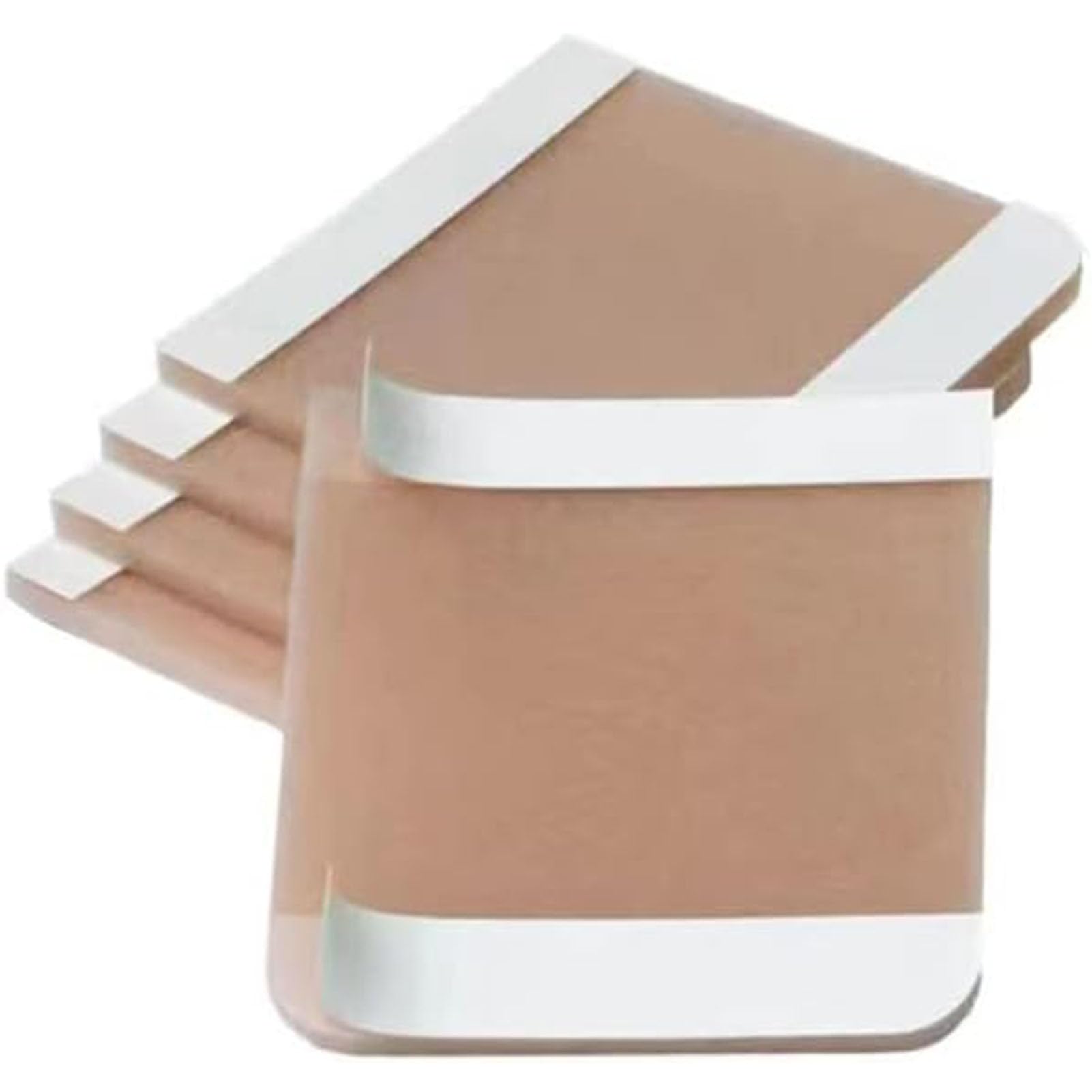 Lot de 120 autocollants de protection contre les incisions pour trachéotomie – Couverture médicale respirante pour laryngectomie/trachéotomie à usage unique