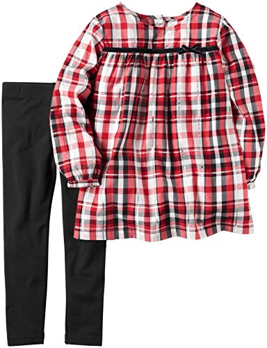 Carter's Baby Girls 2 Pc Playwear Sets 239g247, Plaid, 9M