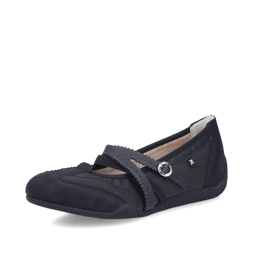 Rieker Damen Klassische Ballerinas 41250, Frauen Flats, lose Einlage