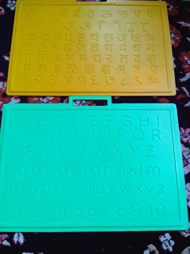 Planmystudy Letter Learning & Handwriting Improvement Slate Combo of 2 Big Slates-English &Hindi (Multicolor) (B074DVN8QZ) Amazon Price History, Amazon Price Tracker