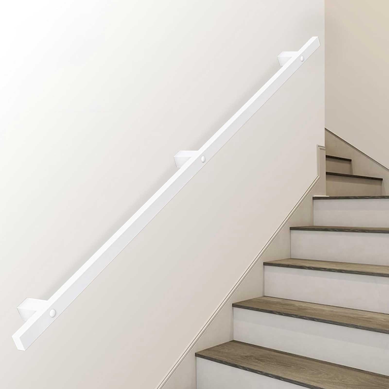 HeavyDu Garde-corps en fer blanc – Grille de sécurité murale intérieure et extérieure, qualité industrielle, 16 m de long, design robuste et sécurisé pour une protection maximale