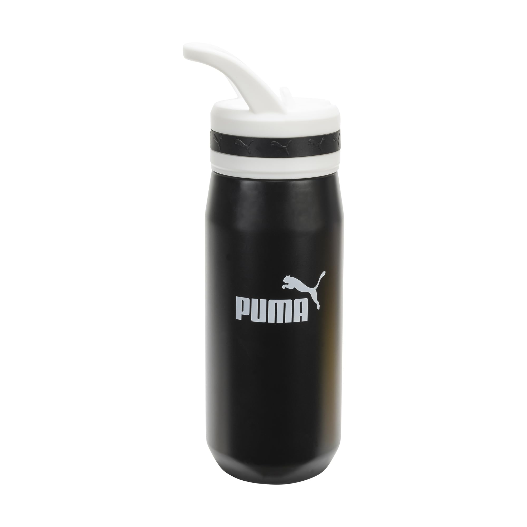 PUMA unisex-adult 18oz Insulated Stainless Steel Water Bottle With Straw &amp; Carry Handle