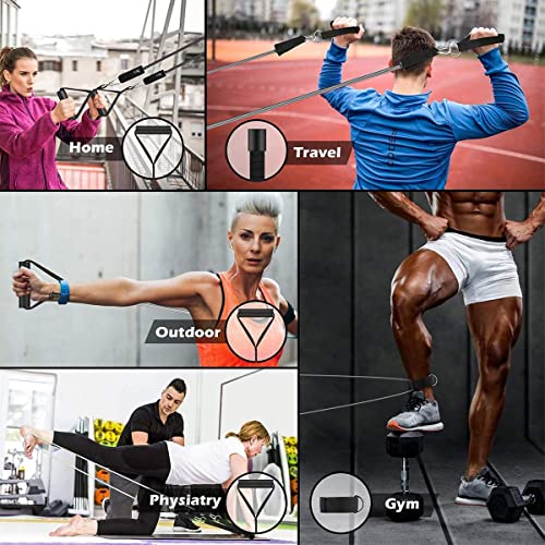 Veick Resistance Bands For Working Out, Exercise Bands, Workout Bands, Resistance Bands Set With Handles For Men Women, Weights For Strength Training Equipment At Home #TOP4