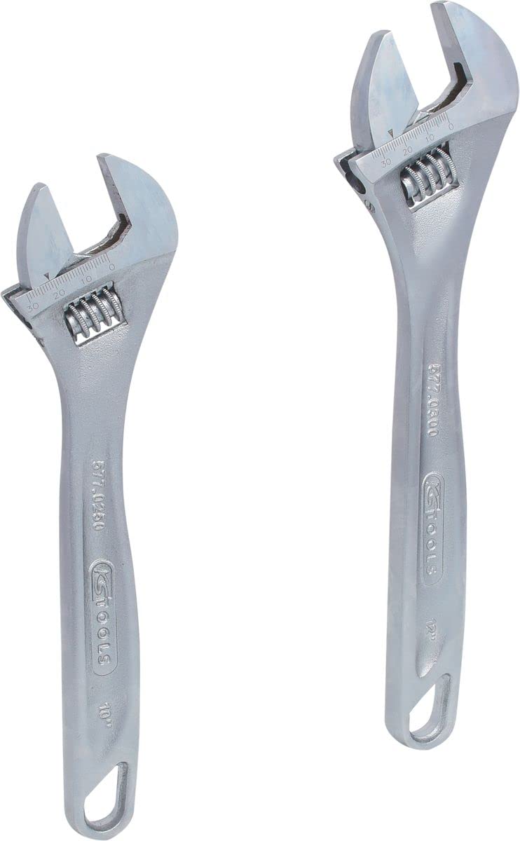 KS Tools 577.0299 Juego de llaves inglesas, ajustables, 2 pzs
