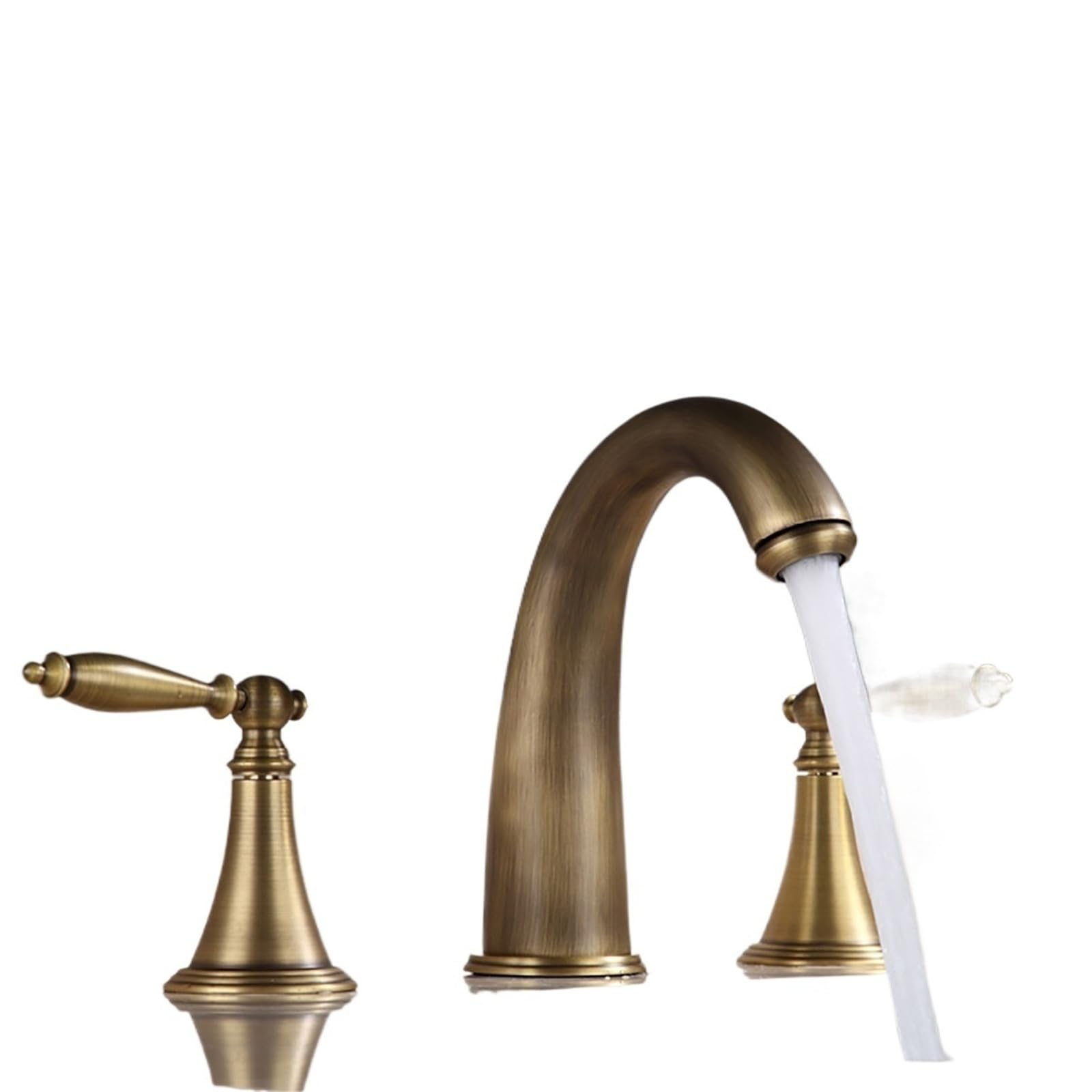 ZYCHSJXA Bathroom Faucet Antique Used for a Wide Range of Basin Faucets, Dual Handle Bathtub Mixers, Hot and Cold Faucets(Archaizing)