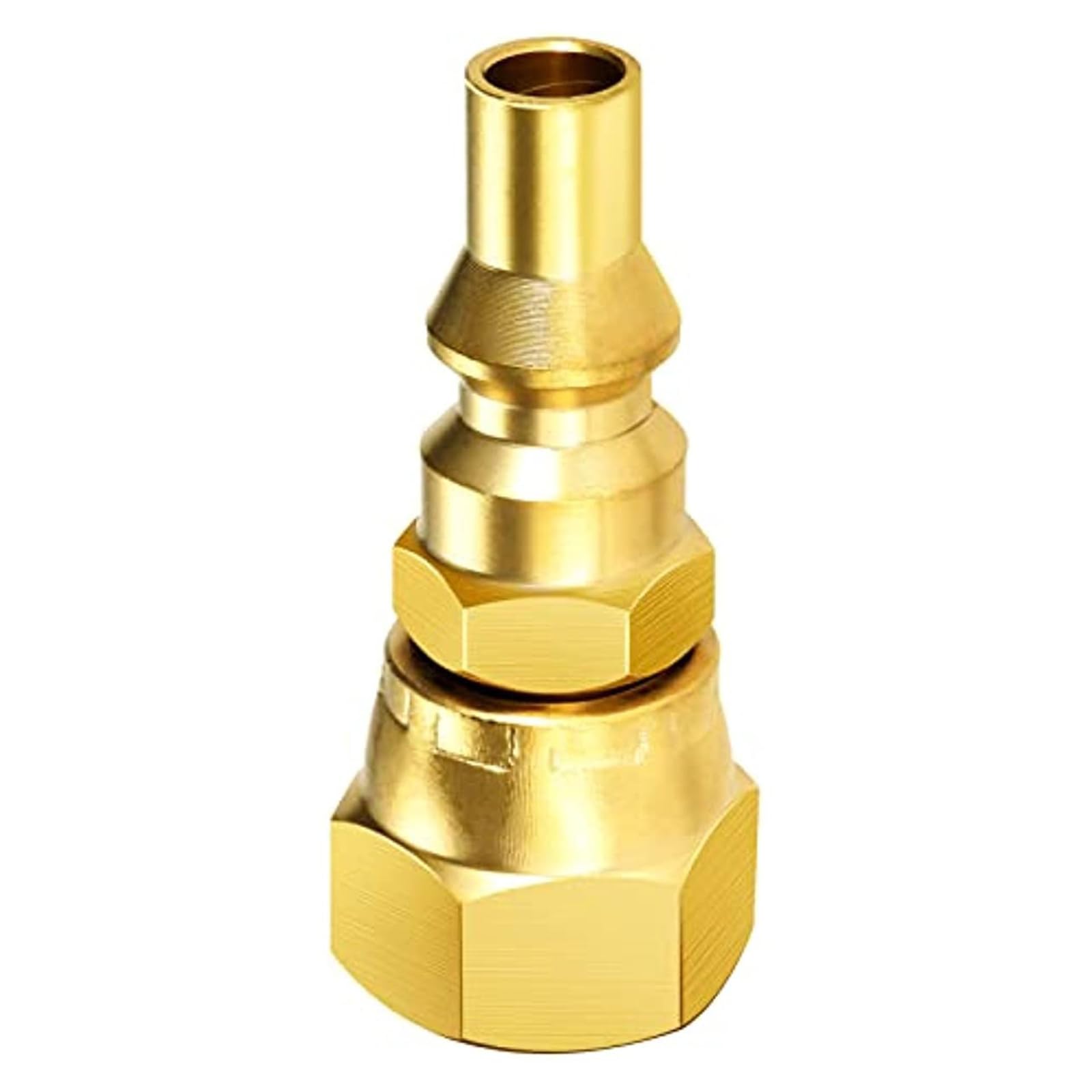 Stable Brass Reducing Adapter Pipe Reducers 3/8Inch Female to 1/4Inch Male for High Pressure Applications Reducing Adaptors