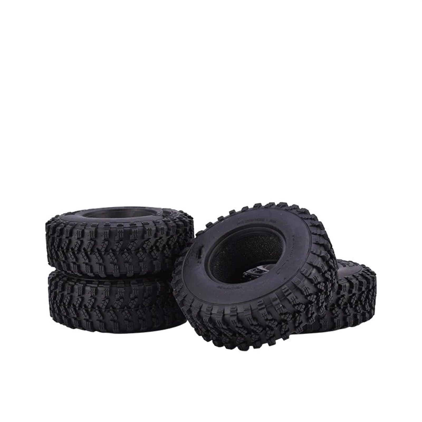 RC Neumáticos Rueda para Traxxas para Redcat SCX10 AXIAL para 4 Uds. Neumáticos De Goma 1,9 Pulgadas Y 105mm para Coches Control Remoto 1/10