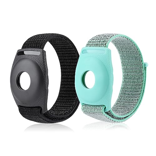 Niboow [2 Pack Nylon Wristband Compatible with Apple AirTag