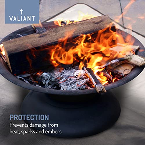 Valiant Heat Resistant BBQ and Fire Pit Protective Ground Mat (68cm x 68cm) - Image 3
