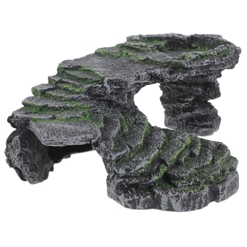 Milisten Floating Dock for Turtle Tank Geometric Design Basking and