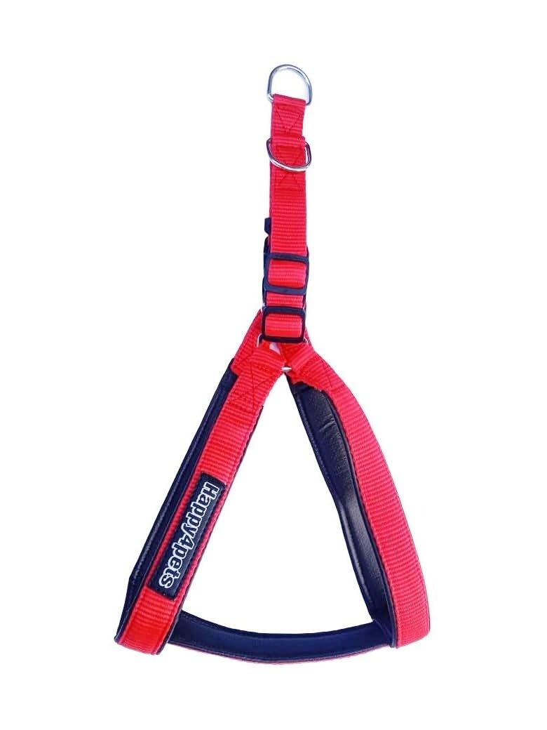 Happy4pets Padded Dog Harness Medium Red Adjustable (20-25 inch Chest Girth) Dog Safety Harness (Medium, Red) (B0BVBNSLFC) Amazon Price History, Amazon Price Tracker