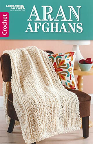 Leisure Arts Aran Afghans, Acrylic, Multicoloured, 0.1 x 5.4 x 8.4 cm, Multicolor