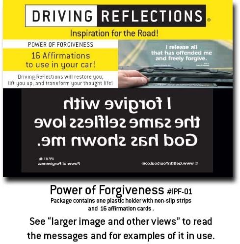 Power of Forgiveness, inspirational affirmations, relieve stress, and deepen your spiritual life while you drive! Give a unique gift, under $10, that uplifts with positive, faith-filled affirmations!