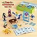 Adventure Building Set- BMO Finn Ice King Bubblegum Marceline Lumpy Space Skateboard dog Devil Cat with Table and Door Building Block Compatible with Lego，for Adventures Cartoon Fans （589pcs）