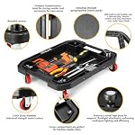 ELAFROS Tool Creeper Rolling Tray with 4 Swivel Casters, 55 lbs Capacity - Image 4