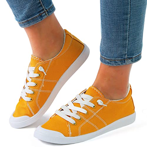 Sneaker rétro décontracté pour pieds sensibles en toile - 2