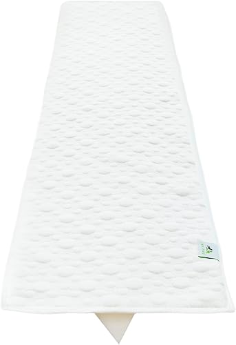 Miniatura 8 de Insieme 12 x 77 pulgadas Puente de cama Twin a King - Relleno de huecos para cama dividida King - Tela hipoalergénica - Blanco, delgado y sin