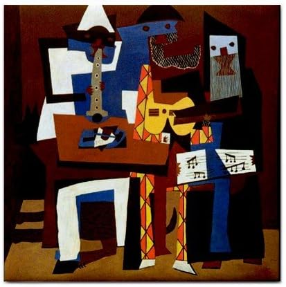 Three Musicians By Pablo Picasso Tile Trivet