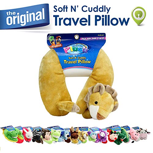 Cloudz Plush Animal Neck Pillows - Lion