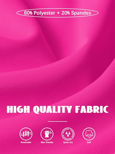 Image of Aikuco 4 Packs Girls Athletic Shorts Toddler Soccer Running Active Dolphin Dry-Fit Kids Gym Workout Performance Shorts