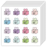 OLYCRAFT 320Pcs Sick Day Stickers 20 Sheets Scrapbook Decor Sticker