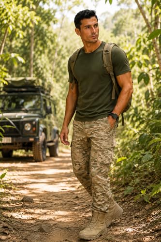 Image of Men's Solid Cotton T-Shirt Pack of 3 | Breathable Round Neck Combo | Half Sleeve | Solid-Regular Fit Casual Wear