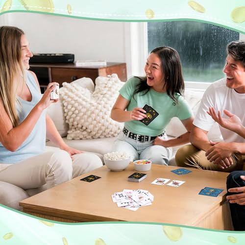 Aomaic Playing Cards 2 Pack Deck Of Cards Large Print Playing Cards Easy To Shuffle Premium Poker Cards For Card Games Family Game Night Table Magic Casino Theme Party Supplies - 5