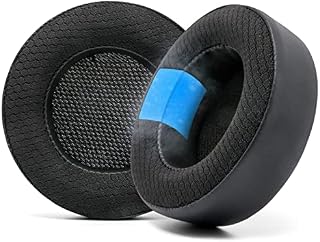 WC FreeZe Virtuoso - Hybrid Fabric Cooling Gel Replacement Earpads For Corsair Virtuoso Gaming Headset, Made by Wicked Cushions, Improved Durability, Thickness and Sound Isolation | Black