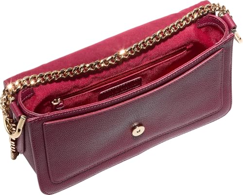 Image of Cole Haan Women's Daniella Chain Shoulder Bag, Black Cherry