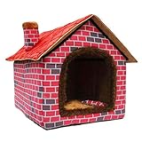 Velcro permiten a este Pet House colapso en segundos a un soporte de, easily-portable Tamaño totalmente acolchado en todos los lados y cojín cubierta suave para más comodidad.