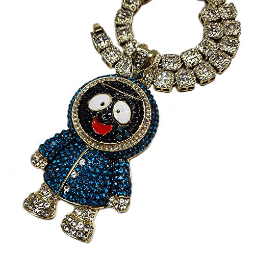 Gold plated Large ESKIMO Pendant & 12mm 16