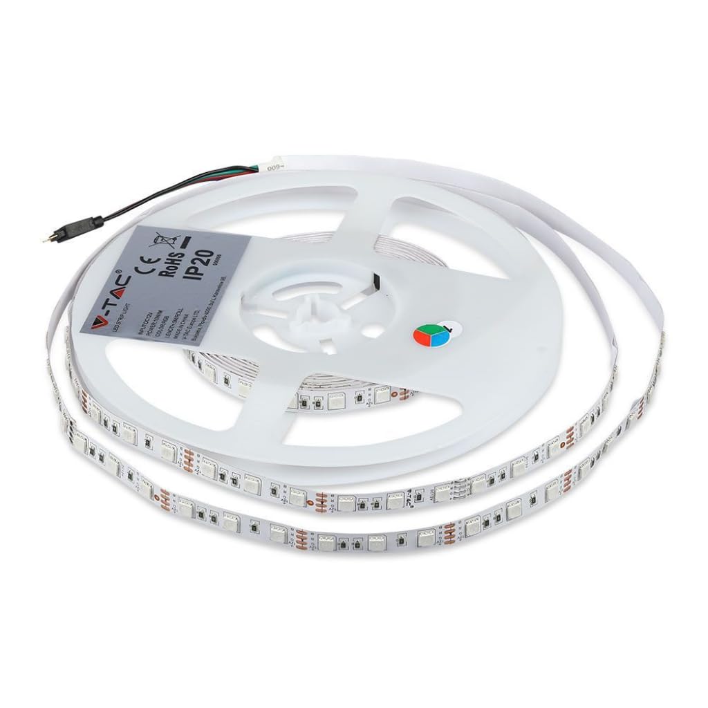 VT-5050 60 7W LED STRIP LIGHT COLORCODE:RGB SET IP20 EU PLUG