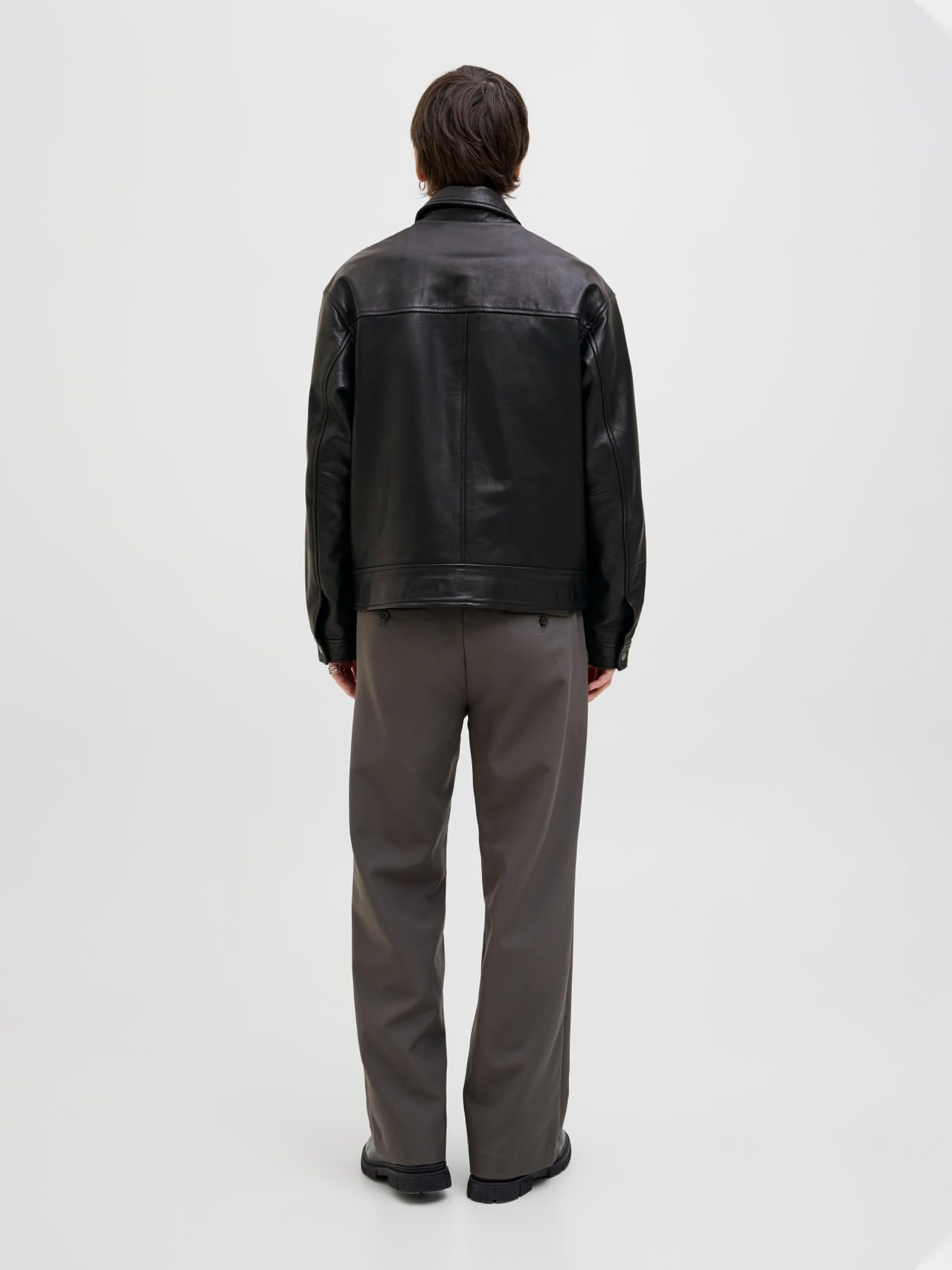 JACK & JONES Skórzana kurtka Mężczyźni Jprccwallace Leather Jkt