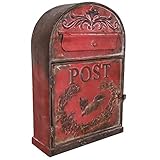 Breite: 24,5 cm Antic Line Briefkasten Poster, Bordeaux