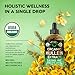 Mullein Drops for Lungs - USDA Organic Liquid - Mullein Leaf Extract Supplement - Made in USA - Lung & Bronchial Cleanse for Smokers - Respiratory Health Support - As Tincture, Tea, Pills - 4 fl oz
